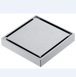 Drain de sol en acier Drains de sol carrés en acier inoxydable Drains couleur noire de la Chine Offre Spéciale modèle pour projet Apparment - Product Image 2