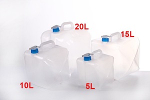 Serbatoio Portatile per Campeggio Senza BPA 5L 10L 20 Litri, Contenitore d'<span class=keywords><strong>Acqua</strong></span> Pieghevole in PE da 10 Litri con Rubinetto - Product Image 6