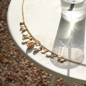 Jóias para Mulheres Cadeia Corporal Jóias Cadeia Cintura Banhado A Ouro Jóias Pearl Shell Jóias Starfish Pingente Belly <span class=keywords><strong>Chain</strong></span> Praia - Product Image 4