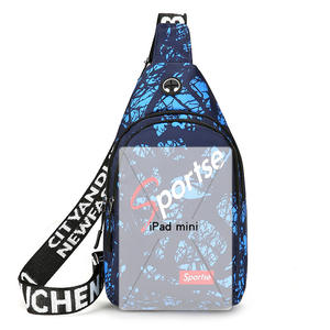 Nouveau Style Hommes À Motifs Poitrine Sac Casual Couple Sac À Dos Large Bandoulière Sac - Product Image 3