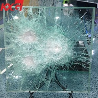 Garantía de comercio ininterrumpida vidrio de seguridad laminado templado vidrio a prueba de balas Banco Embajada uso bienes fuertes