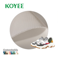 Tissu en maille 3D personnalisé en polyester pour empeigne de chaussures KOYEE FFB127 – Respirant et durable
