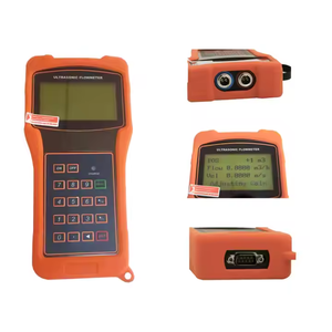Portable <b>Clamp</b>-On Handheld Ultrasonic Oil Flowmeter Customizable OEM Water Flowmeter Price From China - Product Image 1