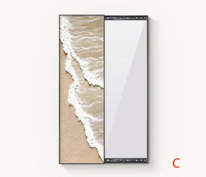 Espejo de Pared Decorativo de Diseño Clásico para Entrada, Espejo de Cuerpo Entero, Espejo Oculto para Vestir - Product Image 3