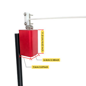 เครื่องตีตบน้ำหนักเบาแบบสุ่มและโหมดพิเศษแบบพกพารีโมทคอนโทรลไร้สายทำจากอลูมิเนียมอัลลอยเงียบขนาดเล็ก - Product Image 5