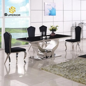 Juego de Mesa de Comedor con 8 Sillas, Muebles para <span class=keywords><strong>el</strong></span> Hogar, Juego de Mesa de Comedor de Lujo - Product Image 3