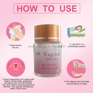 Cápsulas Lubricantes Yoni <span class=keywords><strong>para</strong></span> Mujeres, Marca Privada Personalizable, Supositorios Lubricantes Naturales a Base de Plantas, Cápsulas <span class=keywords><strong>para</strong></span> la Humedad - Product Image 5