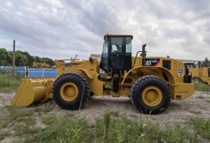 Chargeuse sur pneus Caterpillar d'occasion Cat 966H, Chargeuse sur pneus Cat 950H avec benne frontale, Engins Caterpillar, Chargeuse Cat 950H - Product Image 3