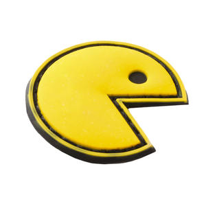 Logo 3D auto-agrippant en PVC souple, résistant à l'eau et écologique, motif dessin animé nostalgique <span class=keywords><strong>Pac</strong></span>-<span class=keywords><strong>Man</strong></span> en relief, disponible en stock pour l'exportation - Product Image 2