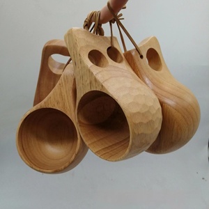 7Oz 9OZ exquisito logotipo personalizado de madera de lujo café té taza holandesa al aire libre doble agujero tortuga taza - Product Image 6