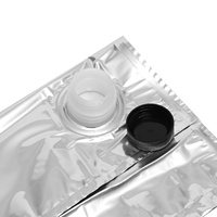 Draagbare AL Aseptische Bib-zakken met tuitontwerp, gravure bedrukt, recyclebaar, 3L, voor fruitsappen en andere vloeibare producten
