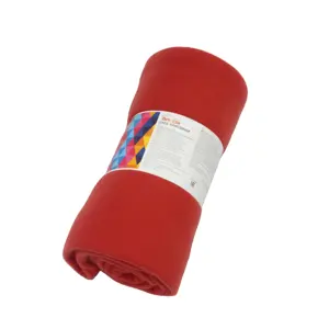 Fabrika fiyat toptan kırmızı özel tasarım çift taraflı kırmızı boyama Polar Polar battaniye