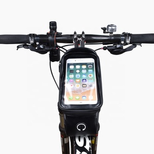 Su Geçirmez Dokunmatik Ekranlı Bisiklet Telefon Çantası Bisiklet Sürüşü Açık Hava Bisiklet Ön Üst Çerçeve Boru Çantası - Product Image 4