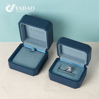 Boîte à bijoux octogonale en cuir de luxe YADAO avec boîte extérieure en papier, logo personnalisé pour l'emballage de bagues, colliers, bracelets et boucles d'oreilles