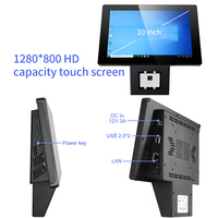 GTCODESTAR Pantalla táctil de 10 pulgadas Montado fijo WiFi 1D 2D Escáner de código de barras Win10 POS Comprobador de precios para supermercado
