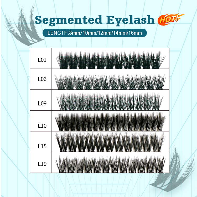 self adhesive cluster lashes kit