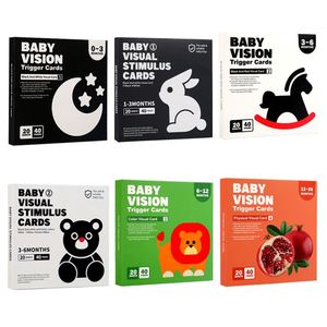 Infants 0-3 Years Old <b>Baby</b> Visual Stimulation Cognitive Teaching Aids Educational Learning Toy Shining <b>Cards</b> Children Boys <b>Girls</b> - Product Image 2