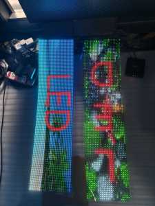 Écran LED flexible transparent pour intérieur, haute transmittance, mur vidéo LED pour vitrine de magasin, publicité sur fenêtre en verre - Product Image 4