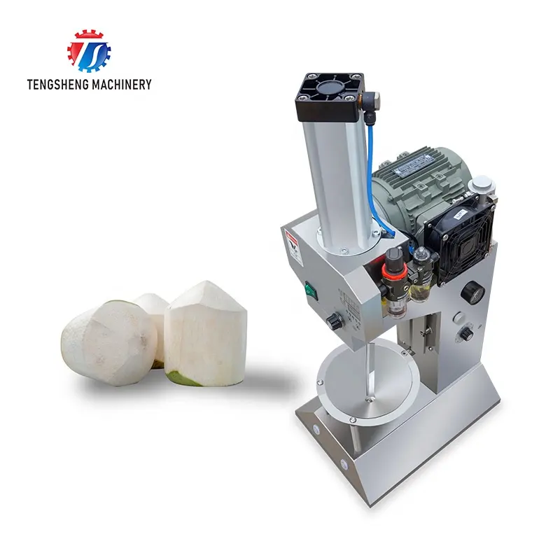Nueva bebida de procesamiento automático de Tailandia de coco pelador de coco máquina de pelar
