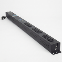 PDU Industrielle Intelligente Triphasée 480V 415V 276V C19 avec Mesure et Commutation, IPDU 32A 63A 12 Prises 22-52kW pour HPC, IA, GPU, Calcul et Surveillance à Distance