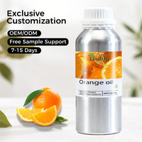Huile Essentielle d'Orange Douce Naturelle en Vrac 1L, Arôme d'Agrumes, pour Diffuseur, Nettoyage & Cosmétiques, OEM/ODM Disponible