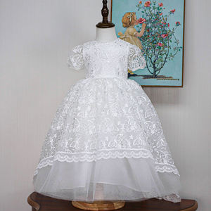 Elegante Boutique niño niñas bebé bautismo vestido princesa boda encaje tul <span class=keywords><strong>vestidos</strong></span> al por mayor <span class=keywords><strong>vestidos</strong></span> <span class=keywords><strong>de</strong></span> <span class=keywords><strong>bautizo</strong></span> <span class=keywords><strong>para</strong></span> bebé - Product Image 6