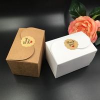 Autocollant adhésif en papier kraft coloré, étiquette fragile avec code-barres pour aliments, bougies et artisanat, impression de logo personnalisée