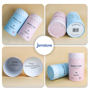 Caja de Cartón Kraft Personalizada, Reciclable y de Grado Alimenticio para Cápsulas, Chocolate, Granos de Café, Proteína en Polvo, Envase de Tubo de Papel - Product Image 6