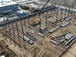 Cường độ cao đa tầng đúc sẵn Kết cấu khung thép xây dựng - Product Image 5