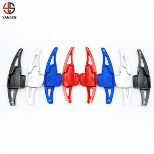 Pagaie de changement de vitesse pour <span class=keywords><strong>Ford</strong></span> <span class=keywords><strong>Puma</strong></span> Ecosport Focus <span class=keywords><strong>Titanium</strong></span> ST Wagon Kuga EcoBoost Extension de manette de vitesse de volant de voiture - Product Image 1