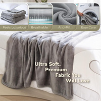 Couverture en flanelle épaisse et confortable à porter, idéale pour le canapé ou la chaise, design personnalisé, couverture chaude en polaire pour l'hiver