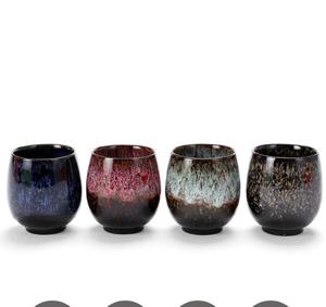 150ml di colore elegante opaca della famiglia e degli amici <span class=keywords><strong>tazza</strong></span> di ceramica per il tè per la glassa di trasmutazione del Medio Oriente - Product Image 2