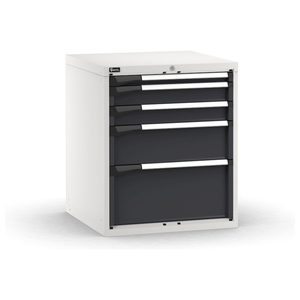 Fami Master cómoda de 5 cajones gris antracita con extensión completa 714x726x850mm - Product Image 1