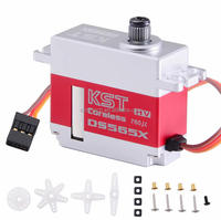 Servos RC KST DS565X 8.4V 6.00Kg.cm 0.05sec HV sans noyau à engrenages métalliques numériques 2BB 760us pour UAV, hélicoptères 450 500 et pièces de rechange d'avions