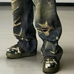 Chaussures de marche décontractées de marque Trainer maxi, chaussures de luxe tendance streetwear, style basket-ball, chaussures de sport pour hommes, chaussures de course - Product Image 3