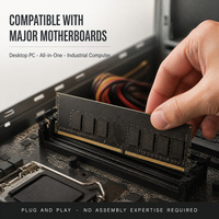 RAM DDR4 Desktop 8GB 16GB 32GB 2666MHz 3200MHz Modul Memori untuk Upgrade PC OEM ODM Grosir DIMM 260Pin