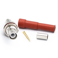 Connecteur de câble coaxial haute tension 5KV RF BNC connecteur SHV femelle aiguilles mâles RG58 LMR195 SHV femelle pour câble