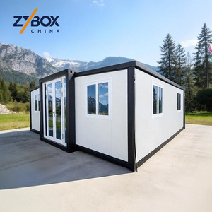 Casa contenedor de lujo expandible, lista para enviar, casa prefabricada modular pequeña para Australia, EE. UU., complejo turístico, unidad de vivienda compacta. - Product Image 3