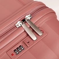 Ensembles de bagages 3 pièces PP voyage étui rigide ensemble de bagages bagages TSA serrure valise