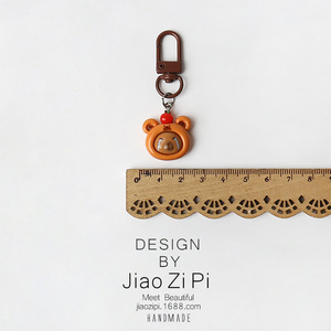 Phim hoạt hình cappibala món tráng miệng Keychain dễ thương Mặt dây chuyền Ba lô treo đồ trang sức cá nhân hàng ngày tất cả các trận đấu phụ kiện Keychain - Product Image 4