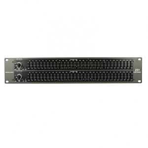 Equipo de sonido profesional Dual 31-Band Audio Graphic <span class=keywords><strong>Equalizer</strong></span> <span class=keywords><strong>1</strong></span>/3-Octave Constant Q Frecuencia Band 231 Oferta de descuento Metal - Product Image 2
