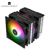 Thermalright Asesino sin igual 120 ARGB Negro V3 Procesador de juegos Enfriador de aire Ventiladores duales PWM Disipador