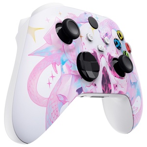 EXtremeRate Celestial Serpent's Embrace - Carcasa Frontal de Repuesto para Control de Xbox Series X S, Accesorios Personalizados - Product Image 4