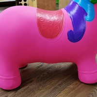 Cheval sauteur gonflable 50 cm avec pompe pour enfants, jeu de rebond intérieur/extérieur, OEM