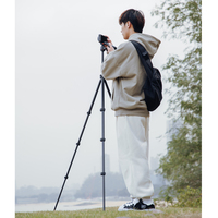 Goocong trépied en aluminium léger et portable pour appareil photo numérique DSLR trépied pour les voyages en plein air