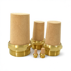 Silencieux pneumatique en laiton à tête longue/pointue BSL-01-02-03, silencieux pour électrovanne en cuivre - Product Image 4