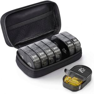 Nouvelle Offre : Organiseur de Compartiments à 14 Emplacements, Boîte de Rangement Hebdomadaire pour Tablettes et Pilules - Product Image 1