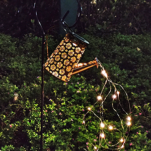 Luces solares de hadas para exteriores, impermeables, IP44, <span class=keywords><strong>cascada</strong></span> de metal y luces colgantes de vid para patio y uso en interiores - Product Image 2