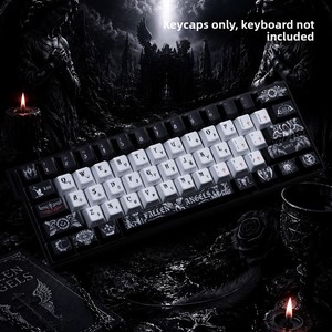 Teclas de Teclado Mecánico OEM Dark Angel Transfronterizas - PBT Sublimado en Cinco Caras, Idiomas Ruso/Inglés, Empaque en Caja - Product Image 2