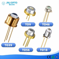 Diodes laser industrielles TO9, TO39, TO56, TO46, TO18 pour dispositifs optoélectroniques, fiabilité industrielle, infrarouge et UV